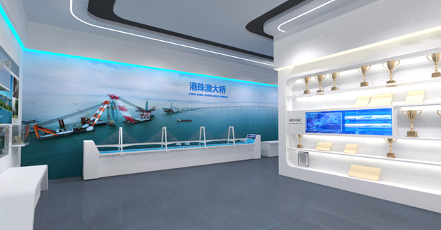 長大企業(yè)館展廳設(shè)計 - 長橋臥波大道通途